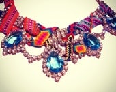 PureEssentia Vintage Rhinestone Friendship Necklace - BOHO LUST Series - Number 2 (Example)