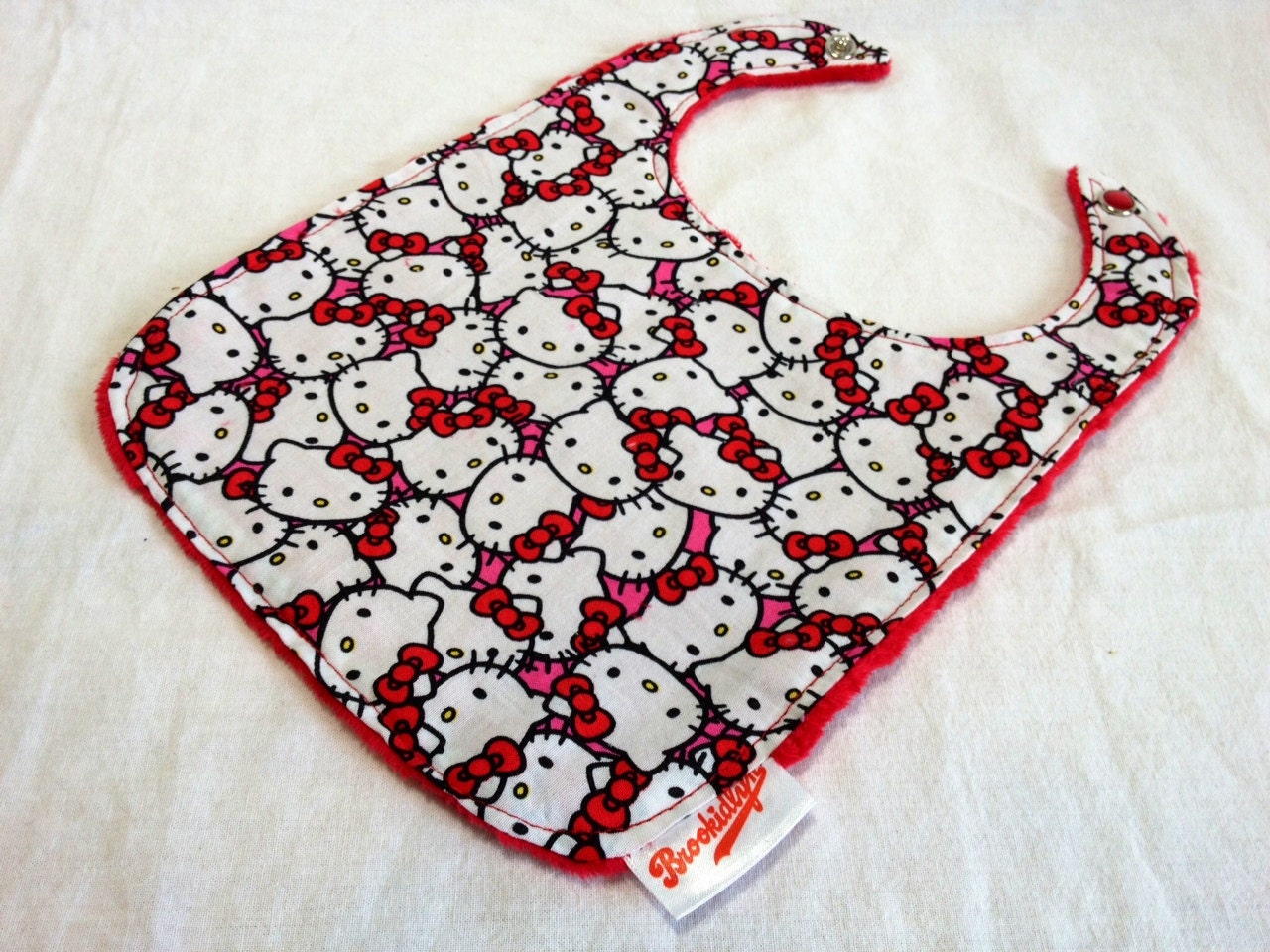Hello Kitty Red Bib