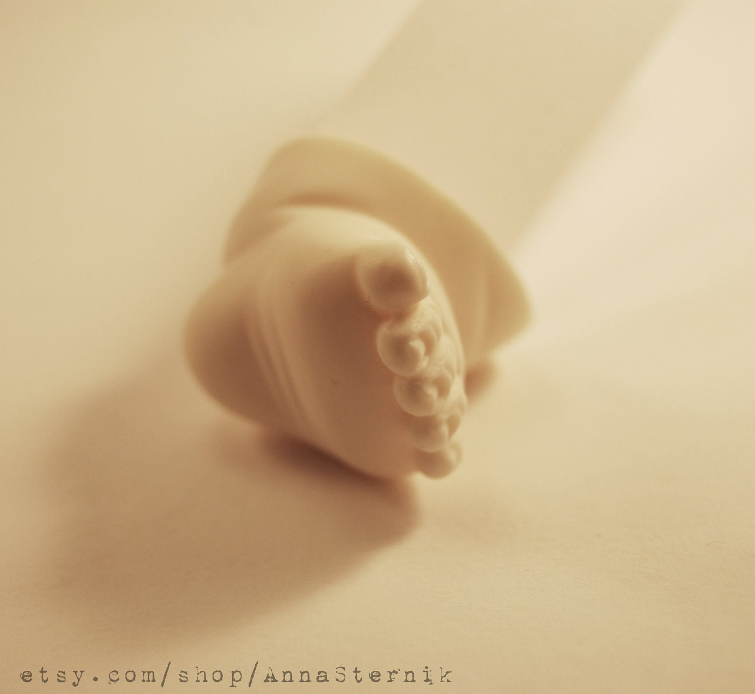 Baby DOLL Foot - BOOKMARK - Vintage Stylized - /Ready to ship - Gift wrapped/