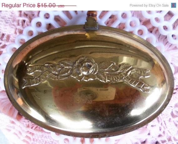 Vintage Ash Butler Brass Holder Mid Century Modern Man Cave Barware Home Decor 1950's Smoking Collectible