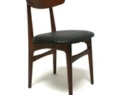 MID CENTURY DANISH Modern 50s 60s Walnut Desk sewing Chair