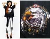 Vintage 90s Bald Eagle Oversized TShirt