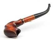 Tobacco Smoking pipe "Satisfaction" Crafted,Collectible  plus GIFT Pouch