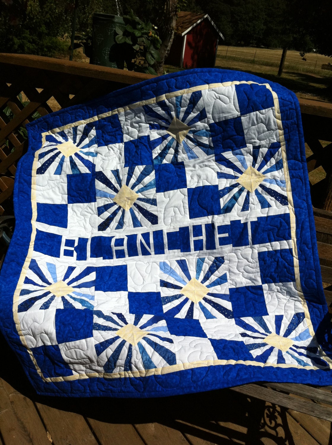 Custom Personalized Quilt Blanket with YOUR Name