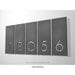 5 Number Aligned Address Plaques