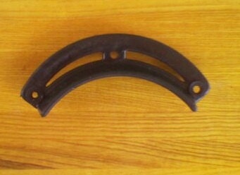Vintage Nose Guard  for Skateboard Deck 1980s Era Old School Black  Urethane