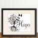 Custom New Home, Housewarming or Wedding Gift-- Personalized 8 x 10 print with mat in 11 x 14 frame