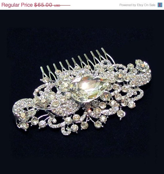 Wedding hair accessory, Bridal hair comb, wedding hair accessory, Bridal crystal Rhinestone Hair Comb