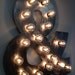 Ampersand  Letter metal industrial 24 inches tall by 18 inches wide