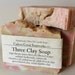 Unscented Three Clay Castile Handmade Soap by Cadron Creek Soapworks