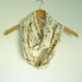 Urban Birds swallows print jersey cotton infinity scarf cowl wrap fits all sizes
