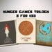 Hunger Games Trilogy / 3 Prints 11" x 14" / The Hunger Games, Catching Fire, Mockingjay / Wall Art