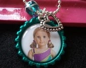 McKenna Little Girl's Necklace Charm Jewelry American Girl Doll Children Kid Birthday Valentine's Easter Gift 18 Inch doll