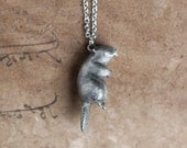 Beaver Necklace, April / May Native American Birth Totem - Taurus