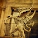 SALE Gothic Photograph. Dragon photo. statue, dark. City of London Dragon, London Bridge. travel photo. antique