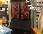 Asian inspired china hutch