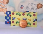 Dollhouse Miniature Set of 2 Bed Pillows for Boys' Room - 1:12 scale