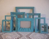 Turquoise Aqua Beach Cottage Shabby Chic Rustic Gallery Collection Blue Seaside Coastal Hawaii Island Home Decor Surfer Boy Girl Spa