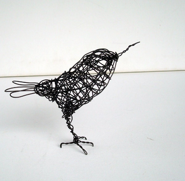 BIGFOOT HUMMER - Original Handmade Wire Bird Sculpture