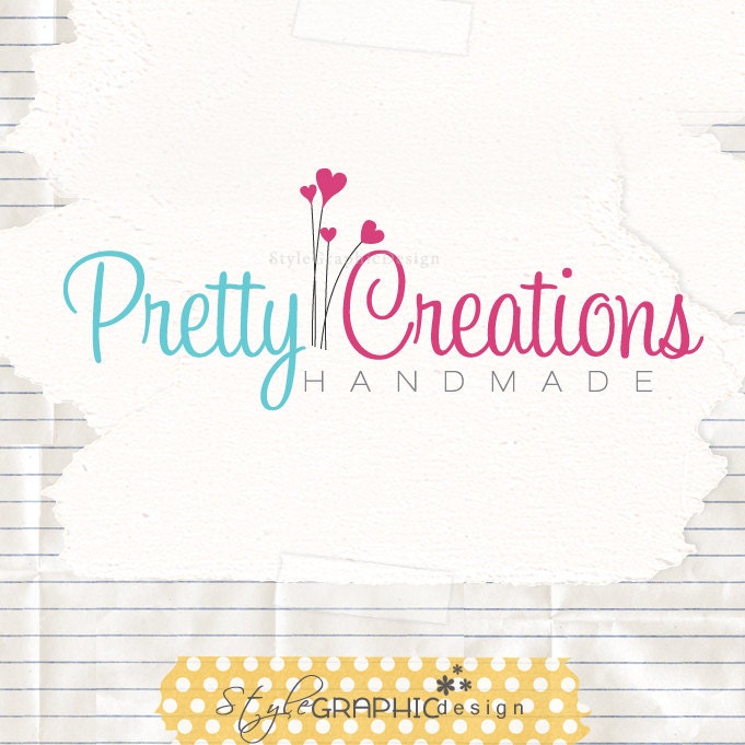 Pretty premade logo and watermark business logos photography branding