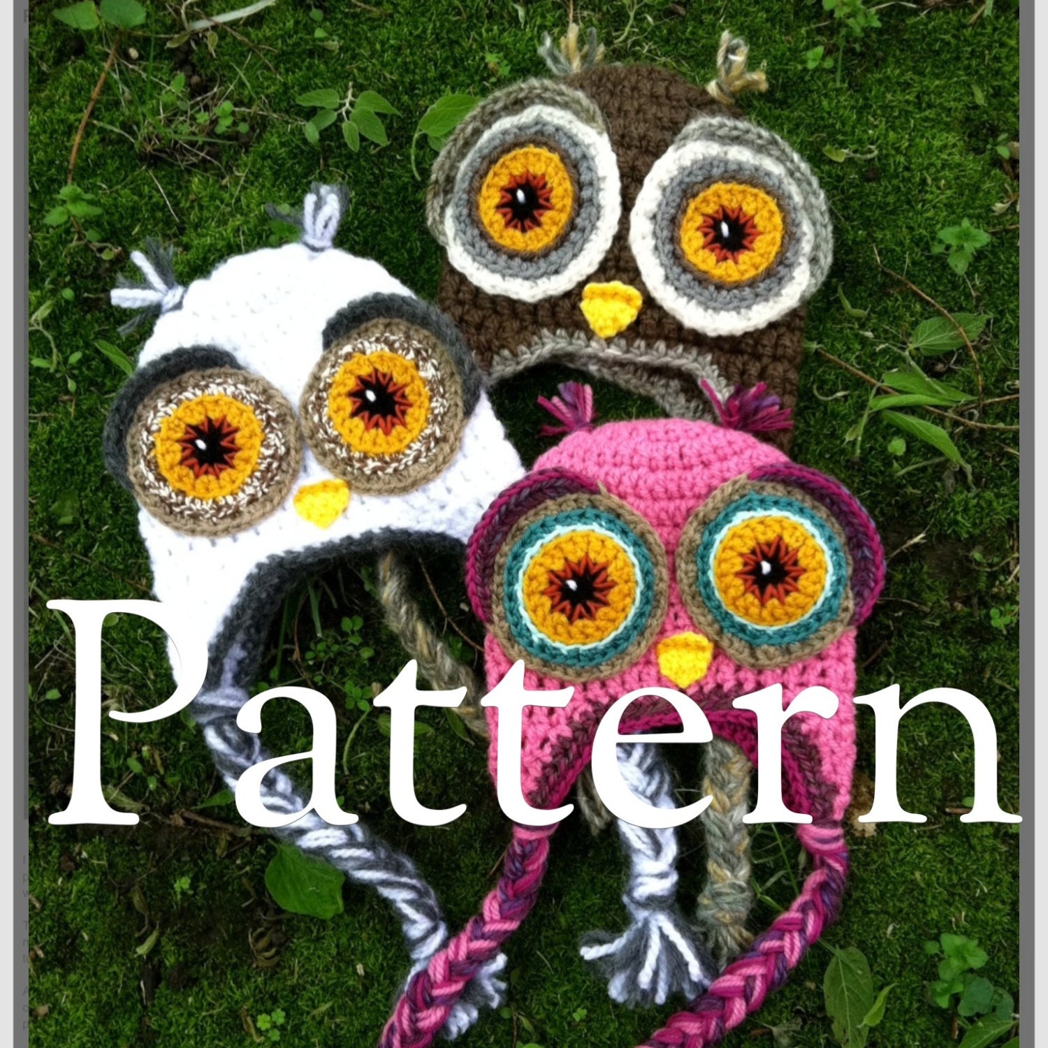 Crocet Owl Hat Pattern