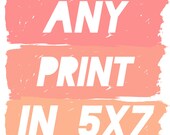 5x7 print
