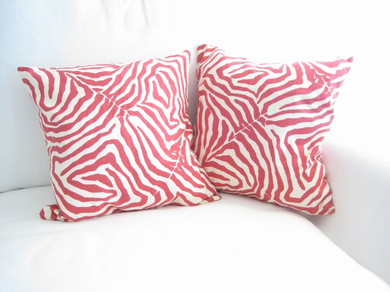 16x16 inch decorative pillow, zebra pillow, pillow cover, cushion cover, home and living, home decor, living room decor, bedroom