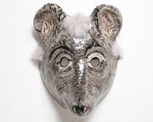 Paper mache mouse mask