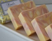 Soap - Handmade Soap - RASPBERRY LEMONADE Soap - Cold Process Soap - Vegan Soap