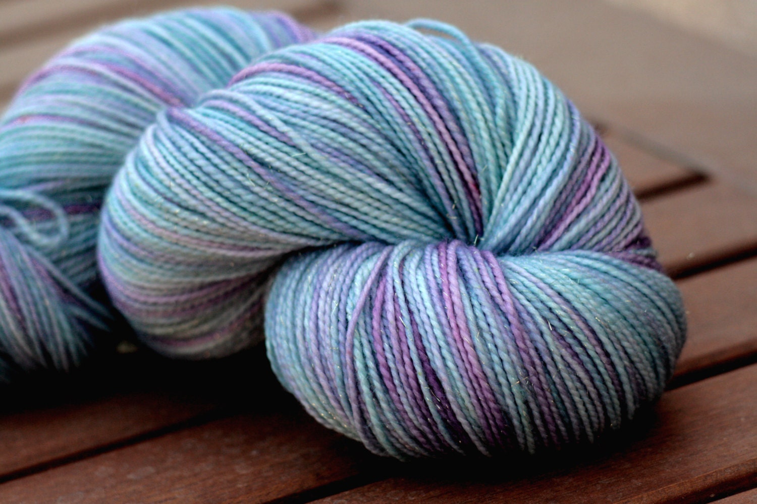 Sock yarn - 75/20/5 SW Merino/Nylon/Stellina - Spam - "Wunderlich"