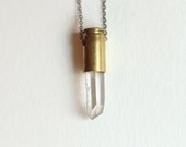 Clear Quartz // Medium Crystal Necklace