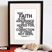 Faith. Hebrews 11:1. 8x10. DIY Printable Christian Poster. Bible Verse.