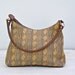 Retro Brown Woman Handbag,  Retro modern geometric Purse, Casual, day bag, Mad Men inspired, Gift for woman, Wife