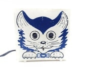 Light Adorable VINTAGE little CAT night LAMP, use for you home decor, nursery.