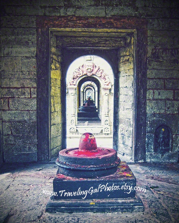 Travel photography door doorway red brown yellow brick stone collection home decor large wall art 8x10 fine art photo