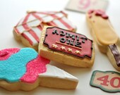 Carnival Circus Fair Decorated Sugar Cookie Set