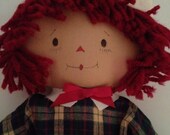 Raggedy Andy Rag Doll Whimsical Classic Doll