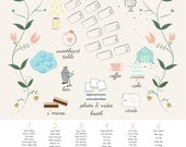 Wedding Seating Chart: 24 by 36
