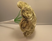 Paper Flower Bouquet // Book Page Flower Paper Rose Bouquet