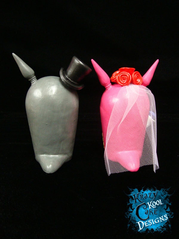 Totoro Wedding Cake Toppers