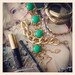Rainbow Neon Double Wrap Braided Cord Crystal Friendship Bracelet