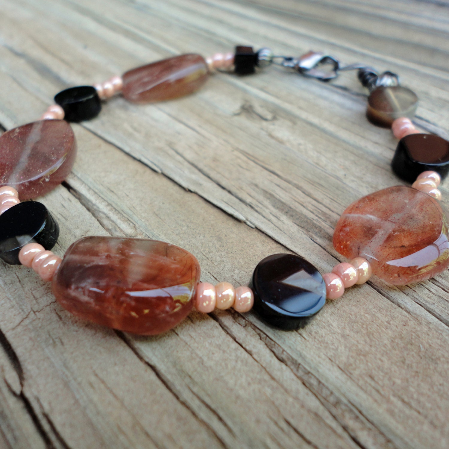 Tourmaline Agate Bracelet