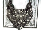 Hippie Bohemian Bag Purse Dark Brown Cut Velvet