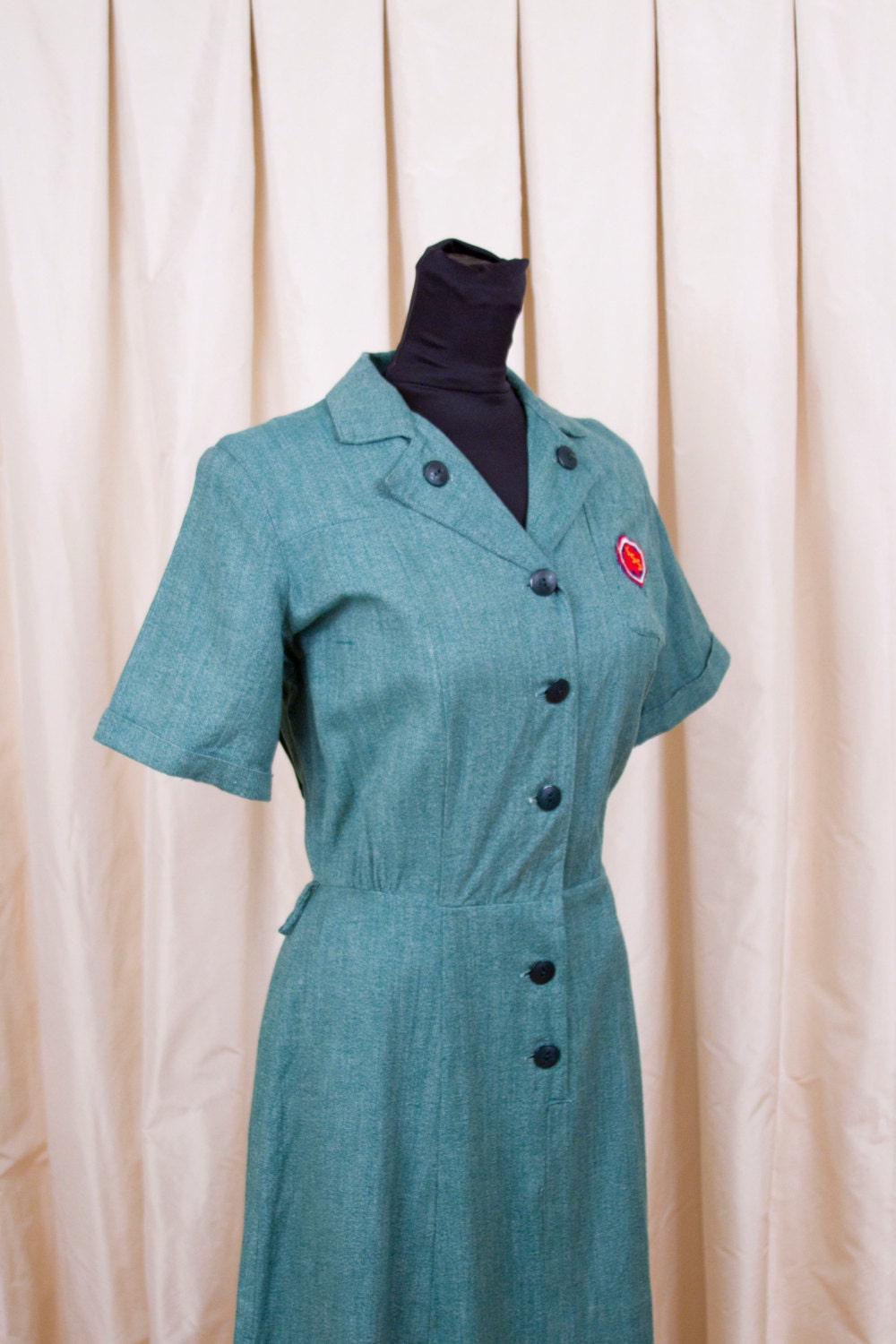 1940's Dress // Girl Scouts Uniform Scout Master