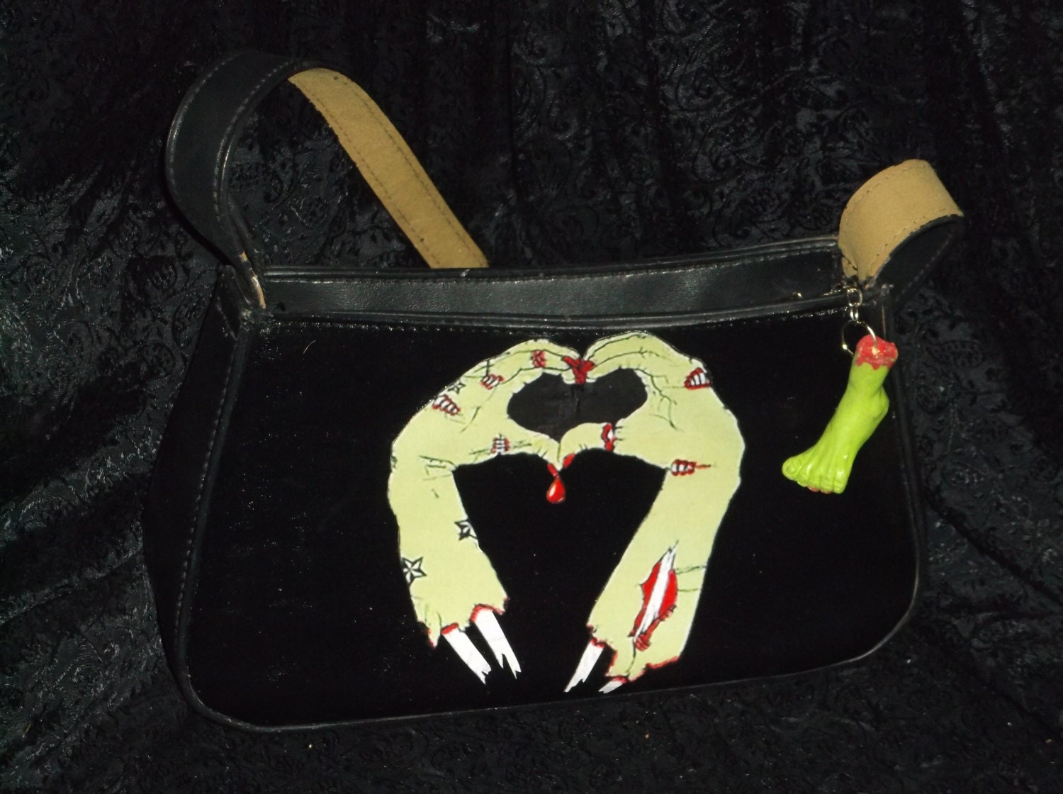 Zombie purse Living Dead Valentine's Day Punk