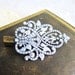 Hair Clip, White Hair Clip, Baroque, Marie Antoinette, Shabby Chic, Romantic, Bridesmaids Hair Clip, Vintage Style, Antique Filigree, Gothic