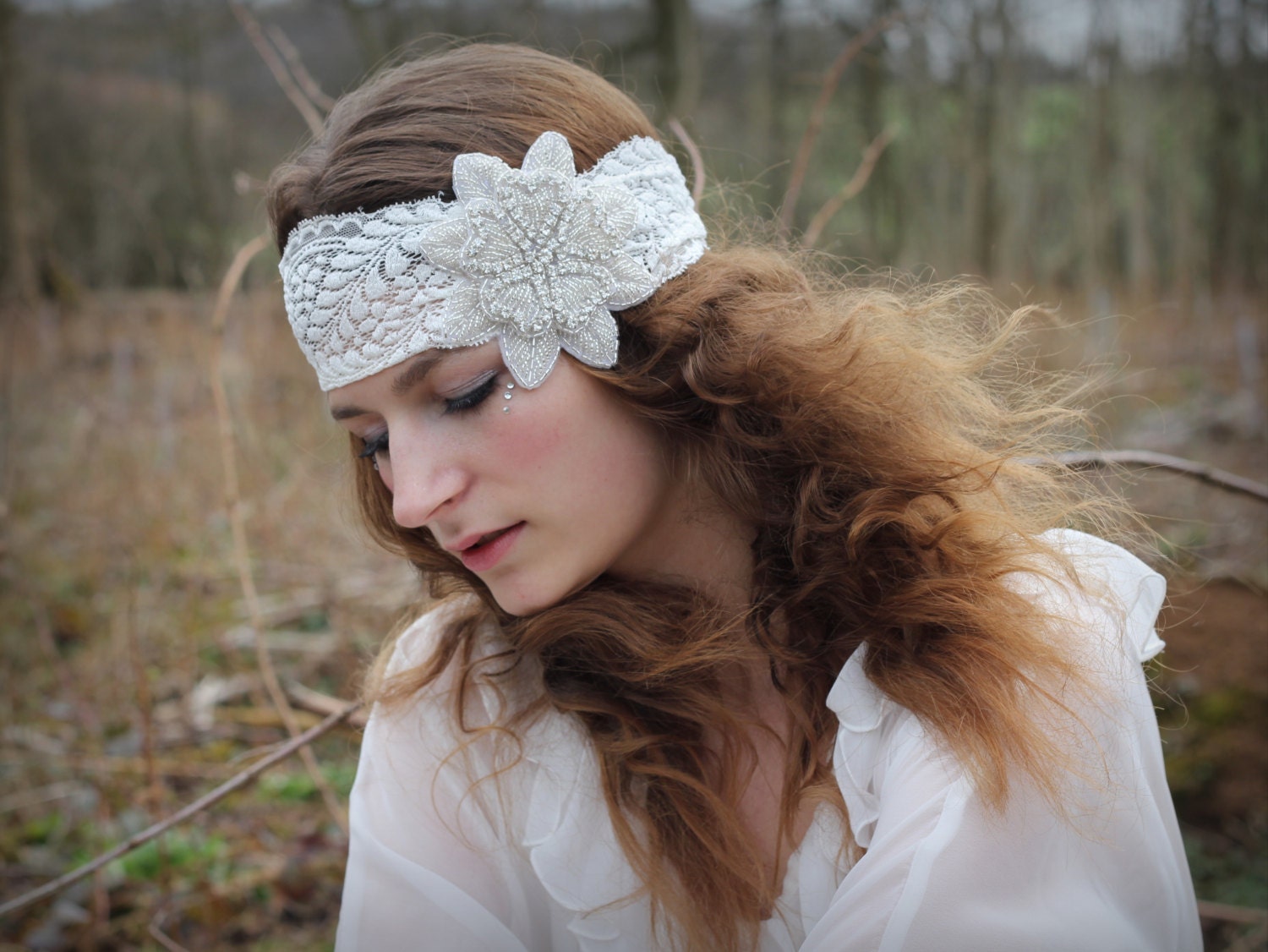 Great Gatsby flapper headpiee