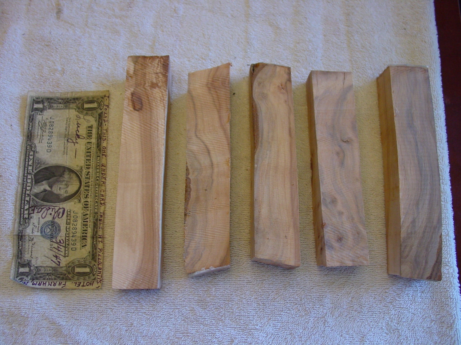 5 apple burl/figured pen blanks