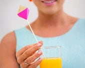 Geometric Swizzle Sticks - Set of 10