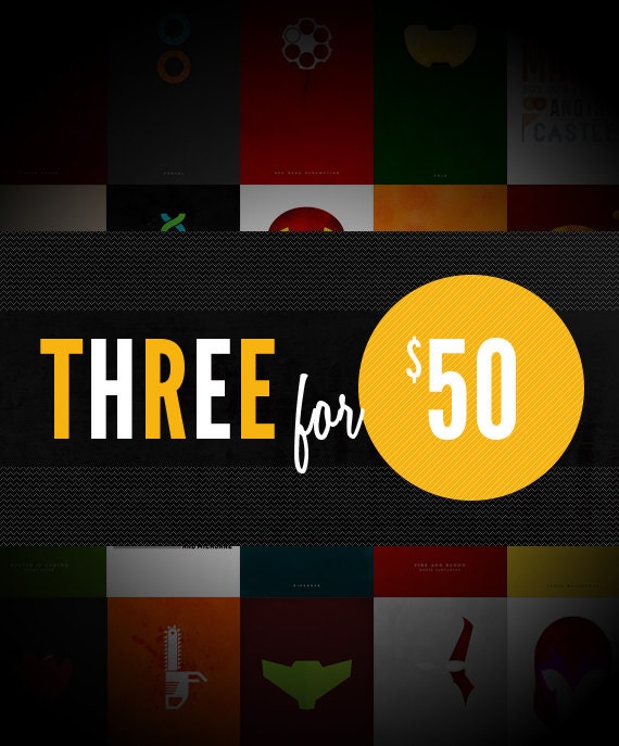 Bundle - Pick 3 Prints